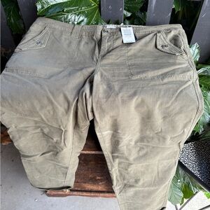 Torrid Olive Military Crop Pants